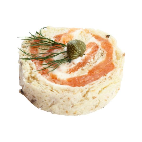 Smoked Salmon and Cream Cheese Roulade